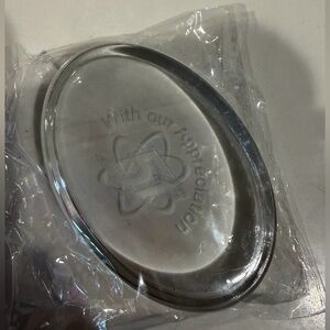 Las Vegas 51’s Clear Oval Glass Soap Dish NWT
